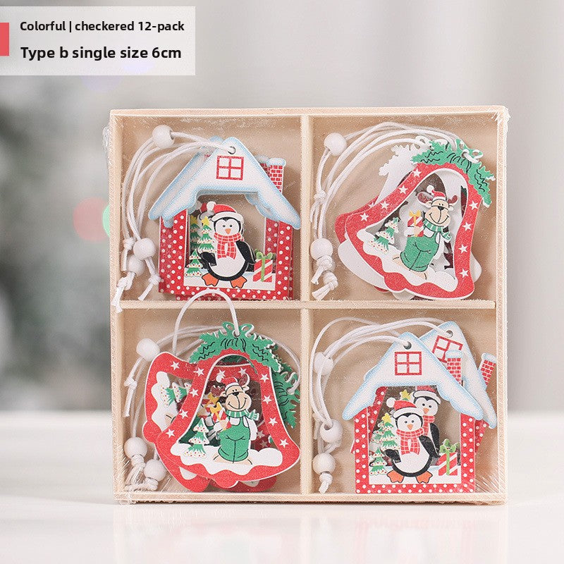 Wooden ornaments hangers
