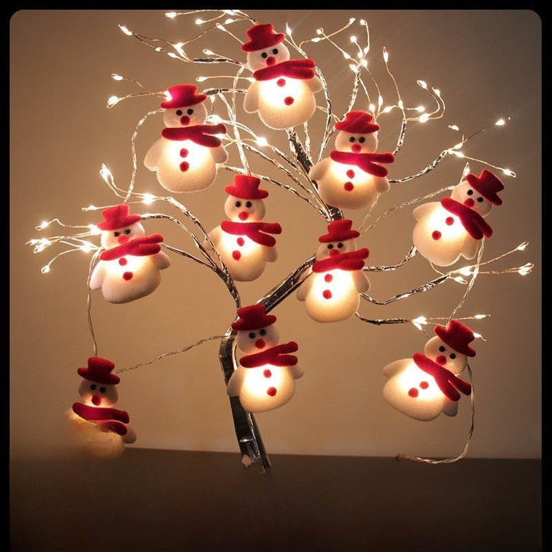 Ragdoll Snowman String Lights