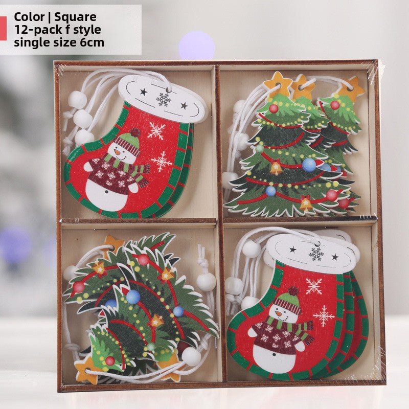 Wooden ornaments hangers