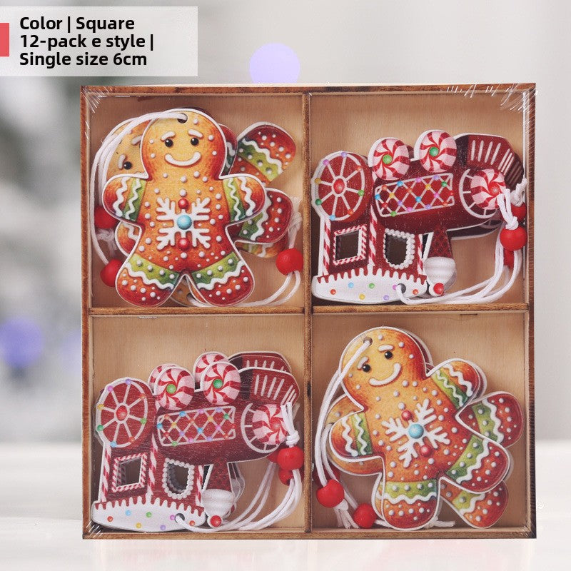 Wooden ornaments hangers