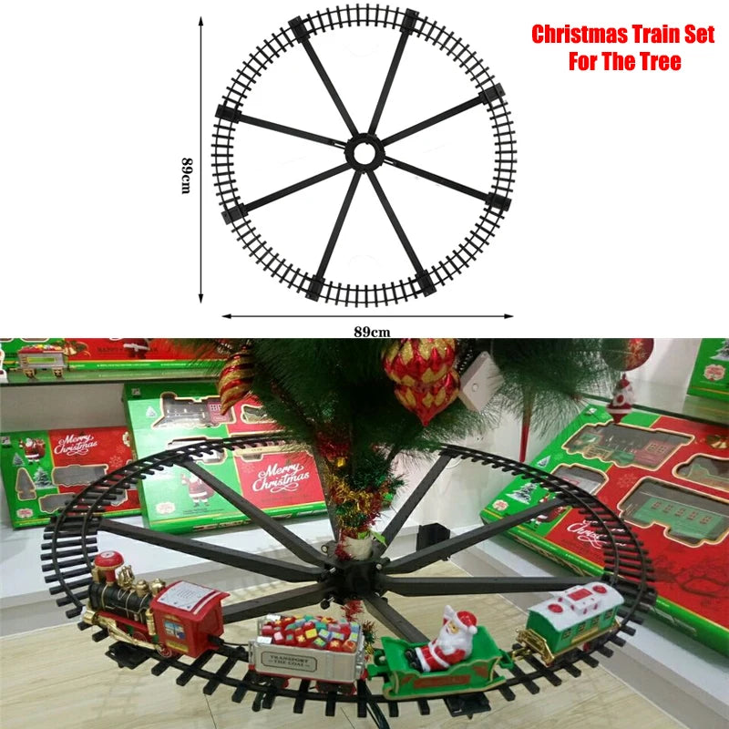 Electric Christmas Tree Train Set
