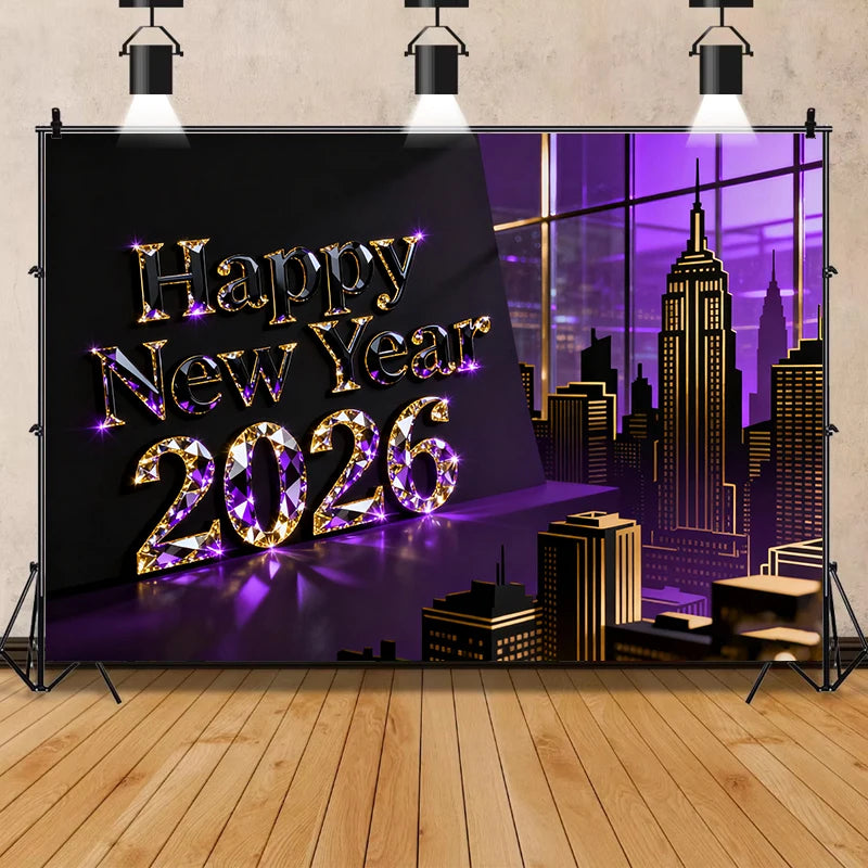 Happy New Year's banner 2026!