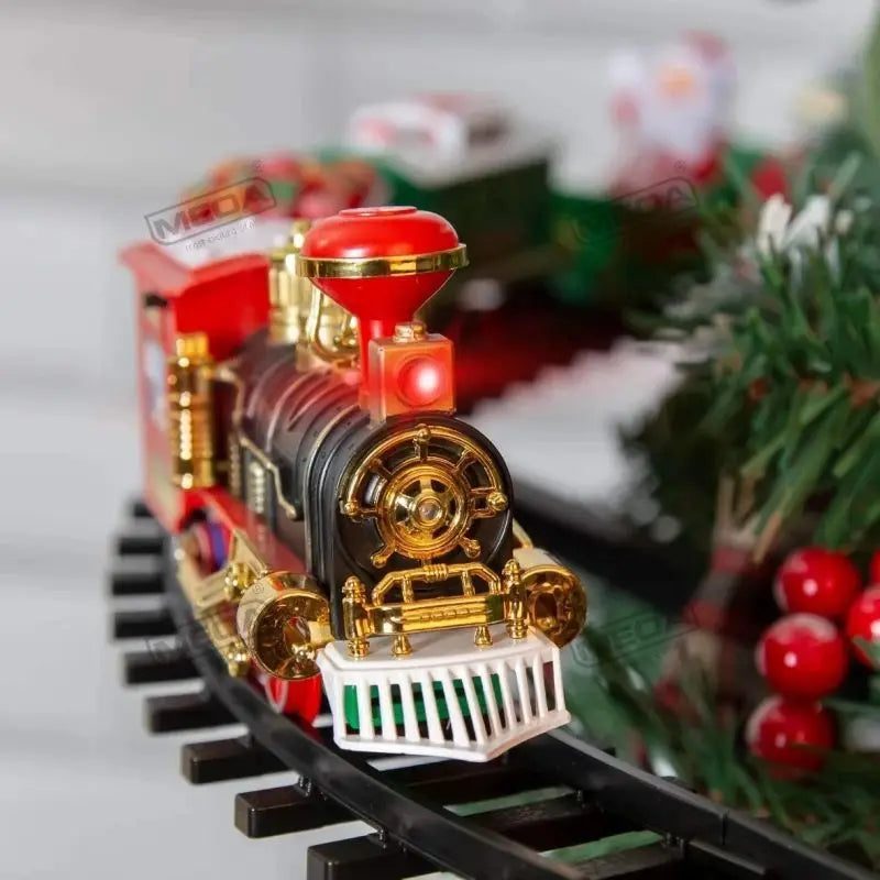 Electric Christmas Tree Train Set