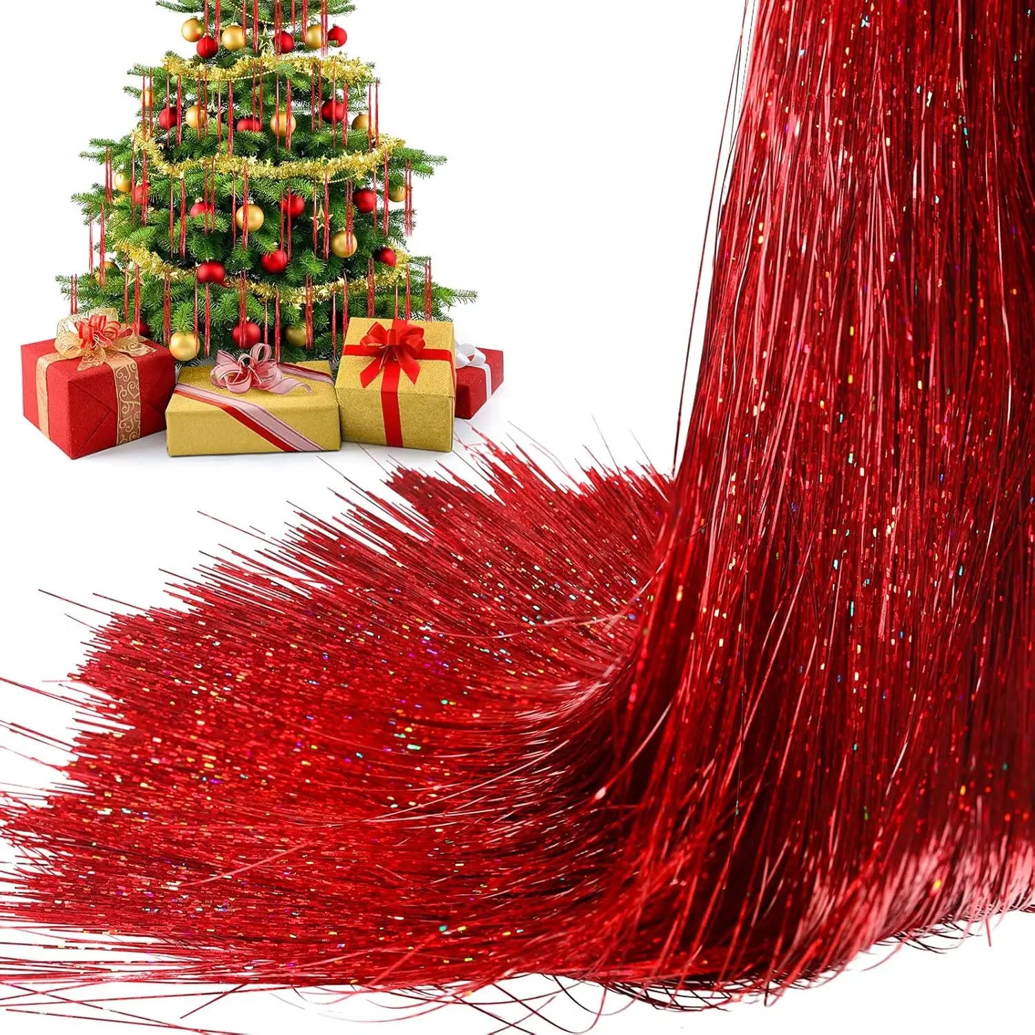 3000 Strands Christmas Tinsel Icicles