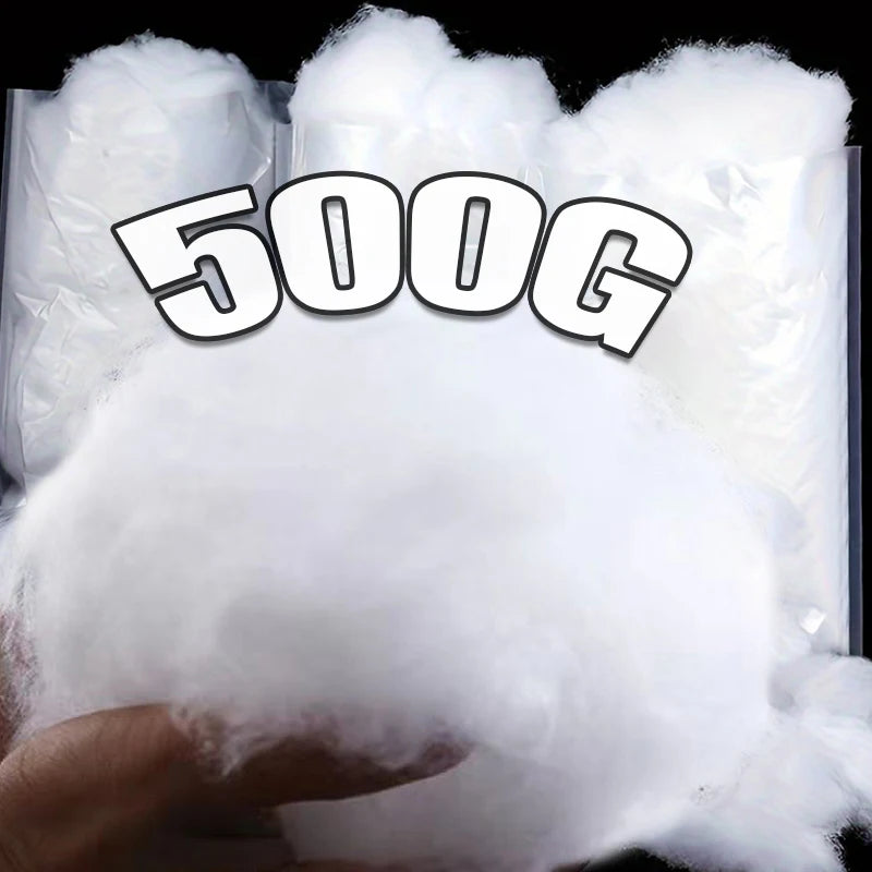 Fluffy Artificial Fake Snow Decoration Set – Soft Cotton Snow for Christmas Trees,