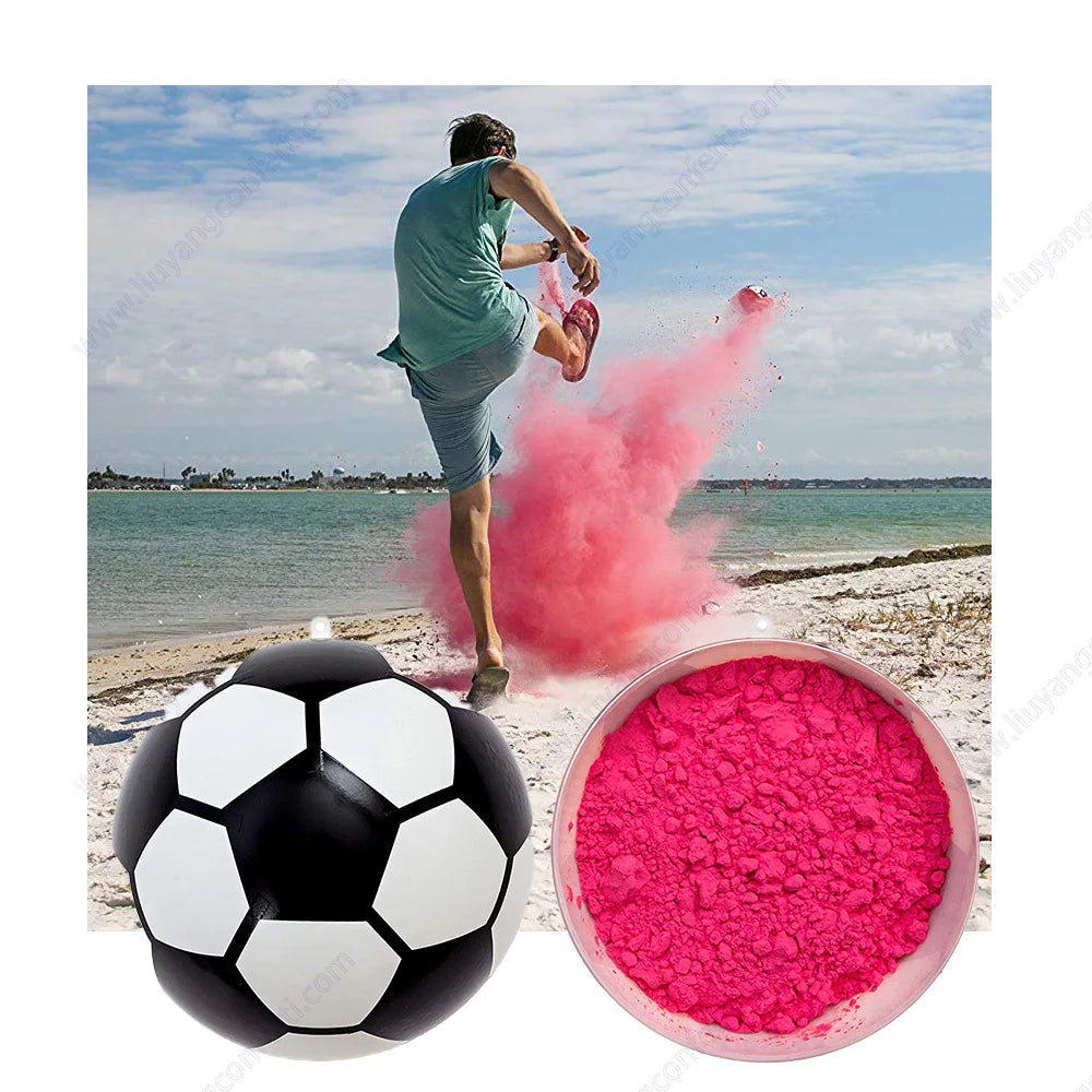 Gender Reveal Soccer Ball Bleu-Pink