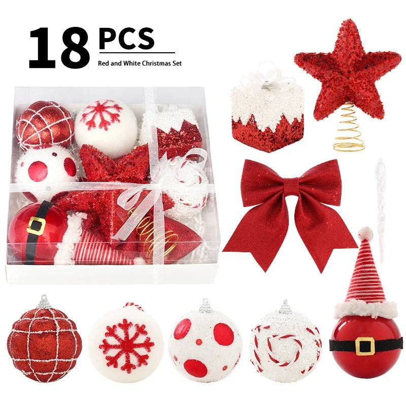 Christmas Tree Balls 18pcs