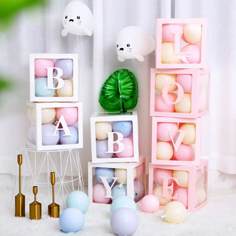 Baby balloon boxes
