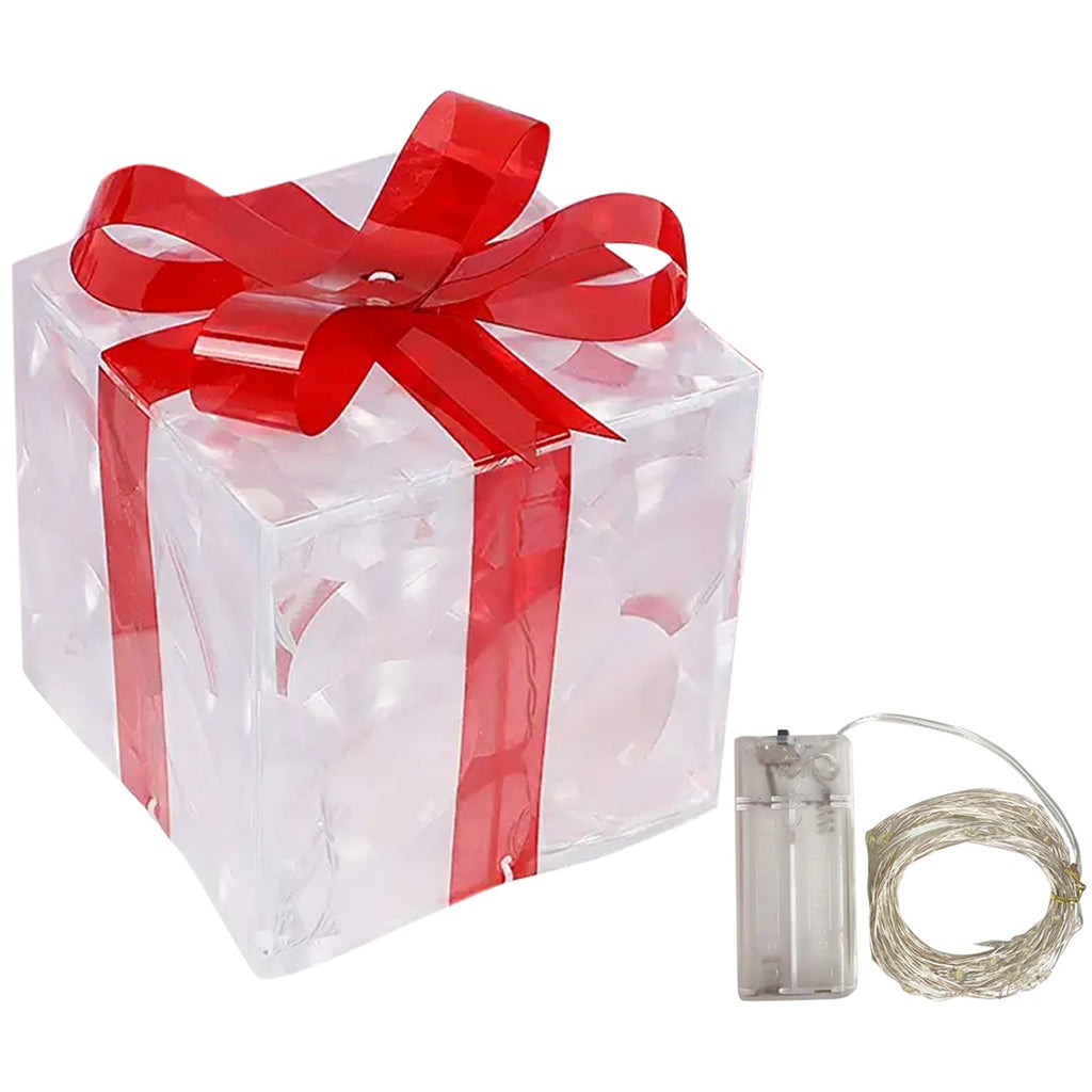 Christmas Glowing Gift Box Decorations