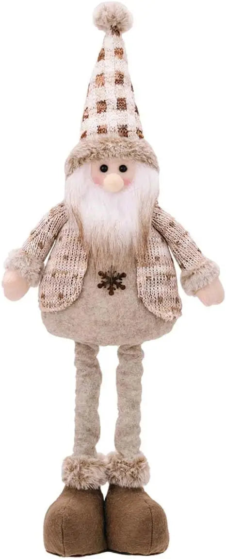 Adjustable Santa, Snowman & Reindeer Plush Dolls