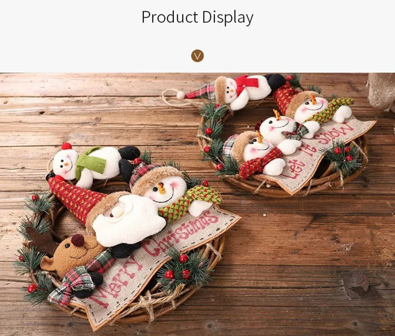 Christmas Santa Claus Hangers – Festive Hanging Decorations for Tree, Wall, Door & Home