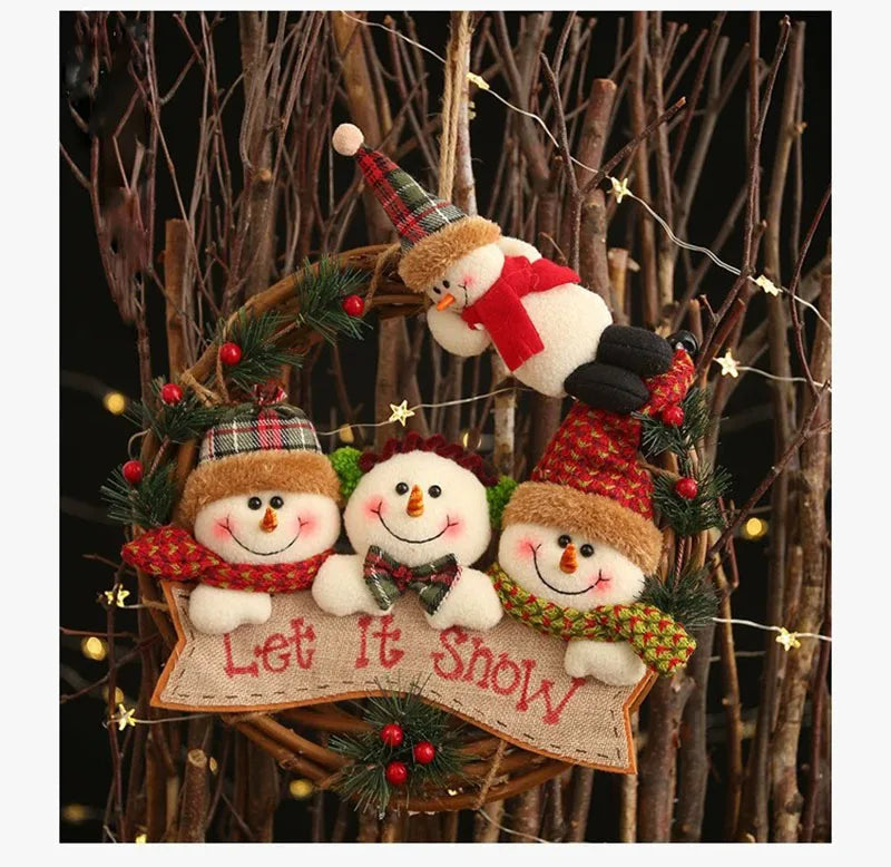 Christmas Santa Claus Hangers – Festive Hanging Decorations for Tree, Wall, Door & Home