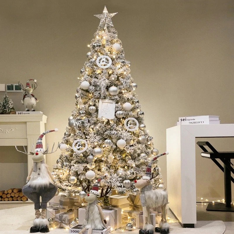Luxury Encrypted Snowfall Christmas Tree with Christmas Decorations Package!