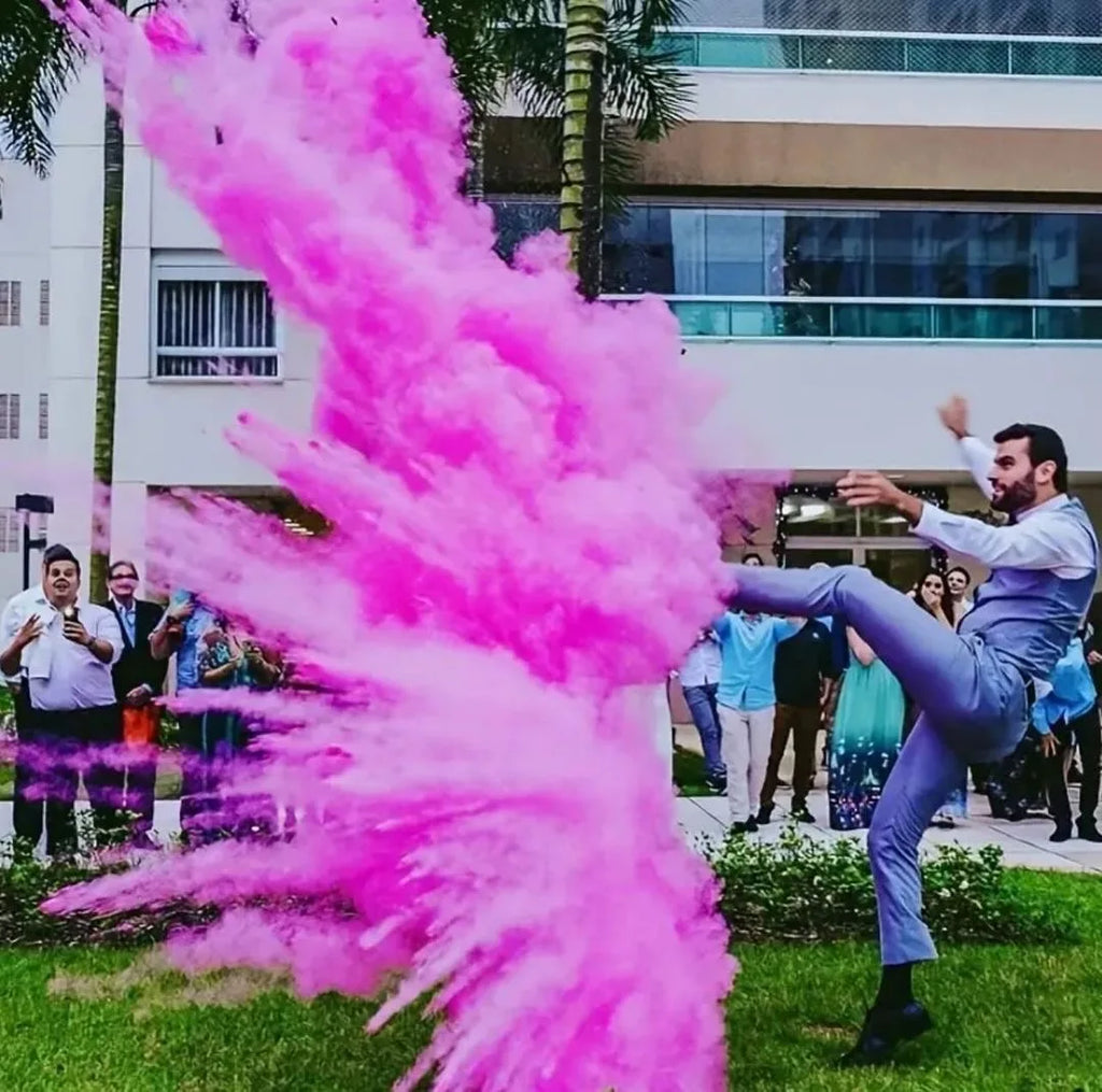 Gender Reveal Soccer Ball Bleu-Pink