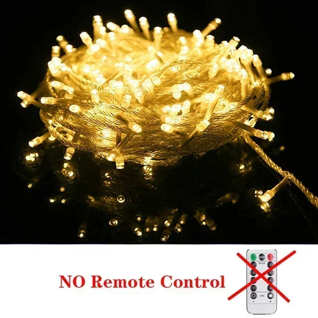 Outdoor String Lights – Weatherproof Fairy Curtain Lights !