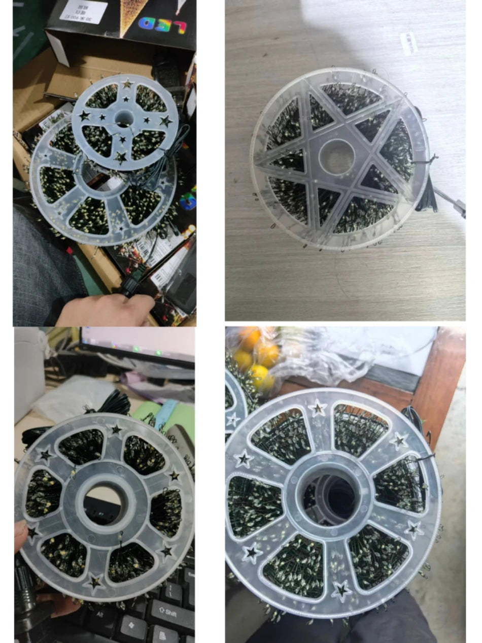 LED Christmas Fairy String Lights – Warm White Waterproof Copper Wire