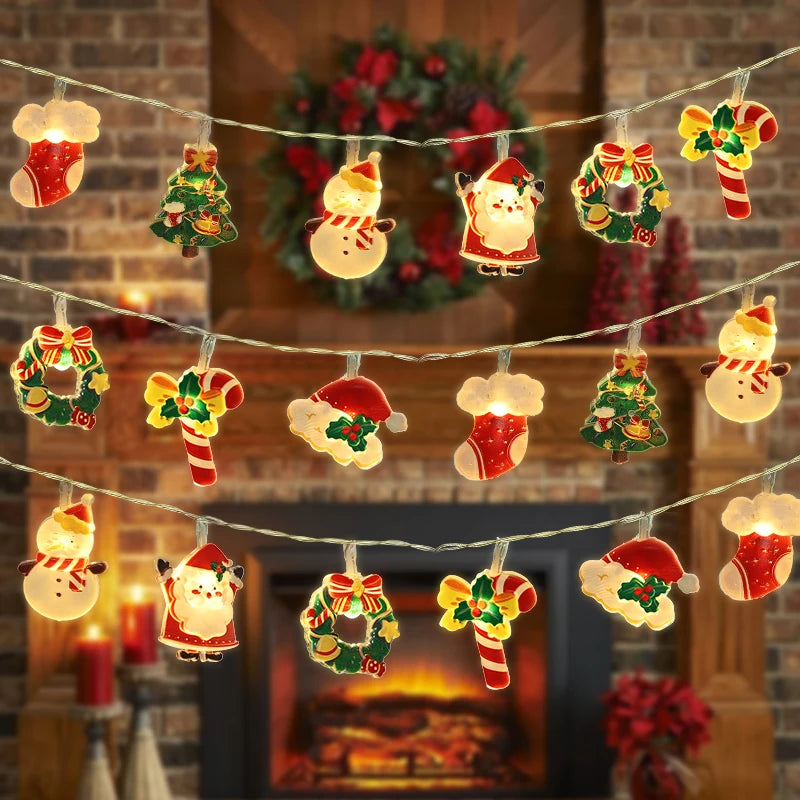 Christmas LED String Light Santa Claus