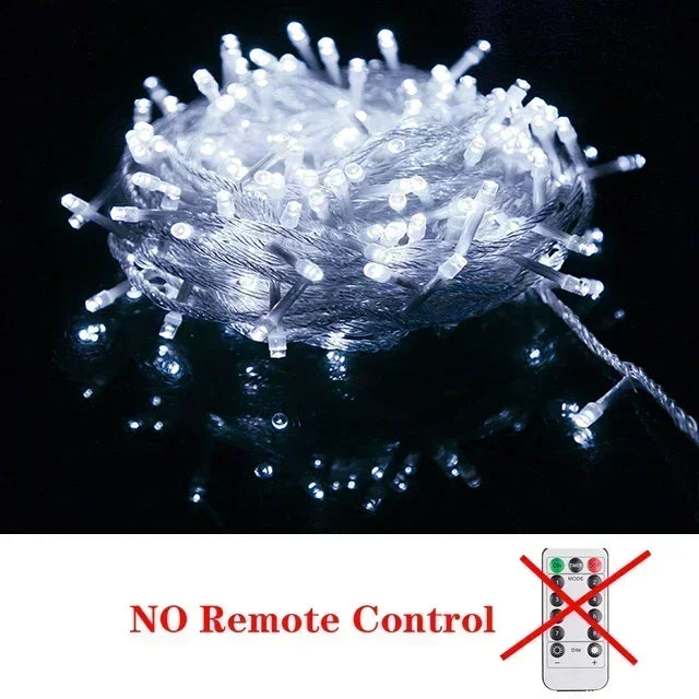 Outdoor String Lights – Weatherproof Fairy Curtain Lights !