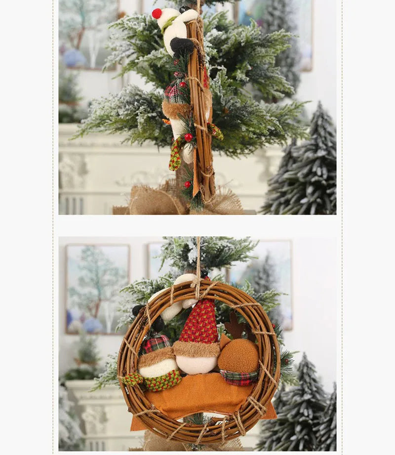 Christmas Santa Claus Hangers – Festive Hanging Decorations for Tree, Wall, Door & Home