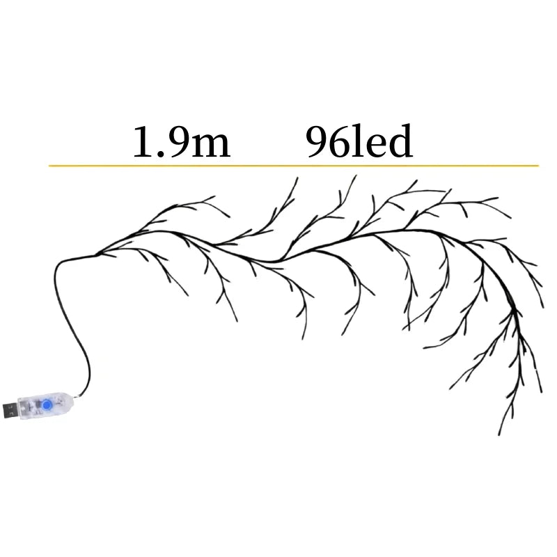 LED Bendable Willow Vine Lights