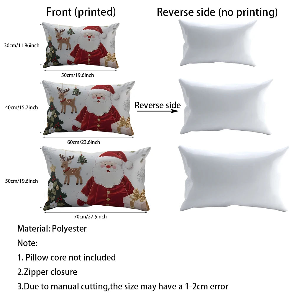Christmas Cushion Cover – Festive Decorative Pillowcase for Holiday Home Décor
