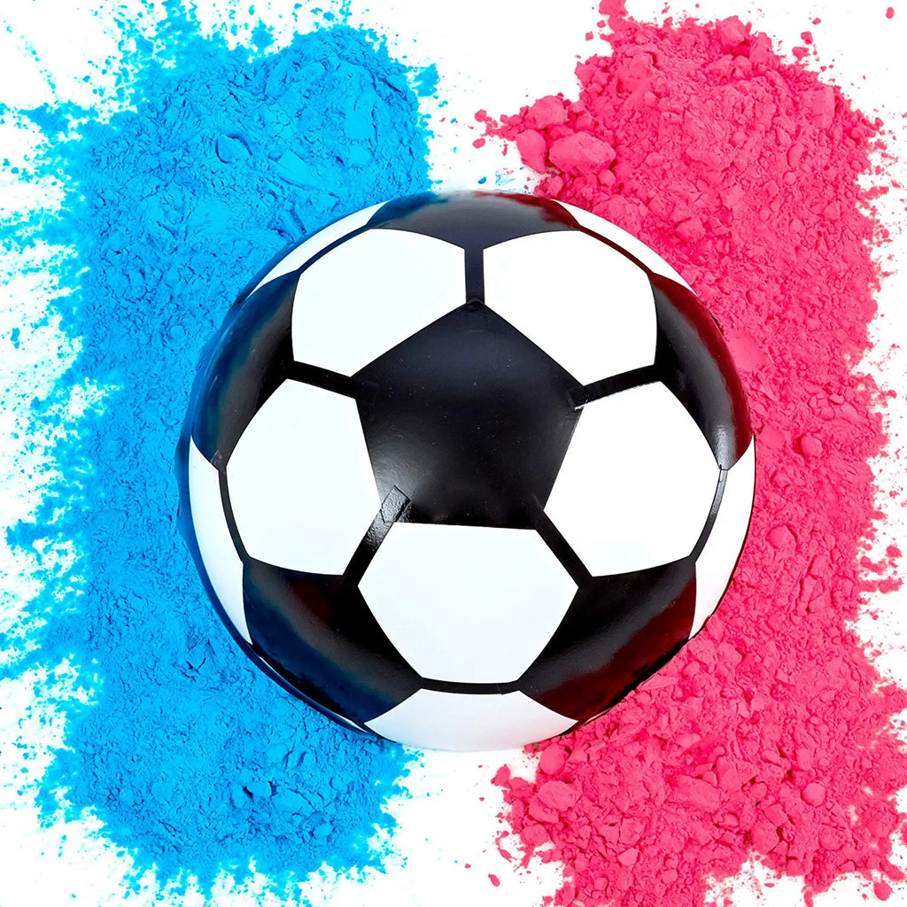 Gender Reveal Soccer Ball Bleu-Pink