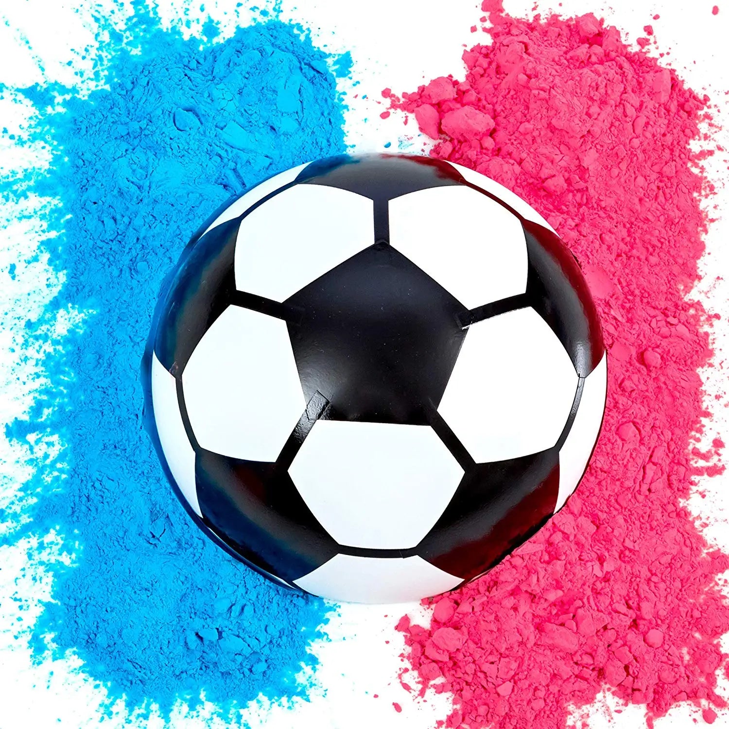 Gender Reveal Soccer Ball Bleu-Pink