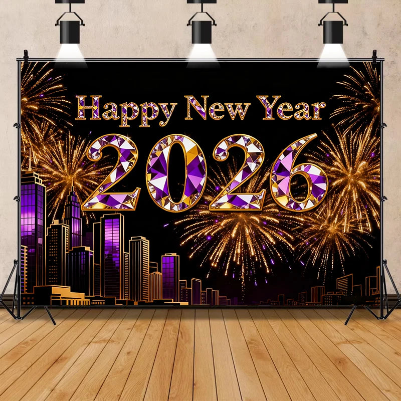 Happy New Year's banner 2026!