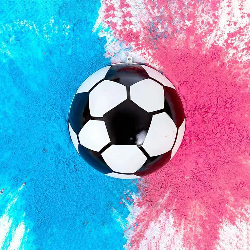 Gender Reveal Soccer Ball Bleu-Pink