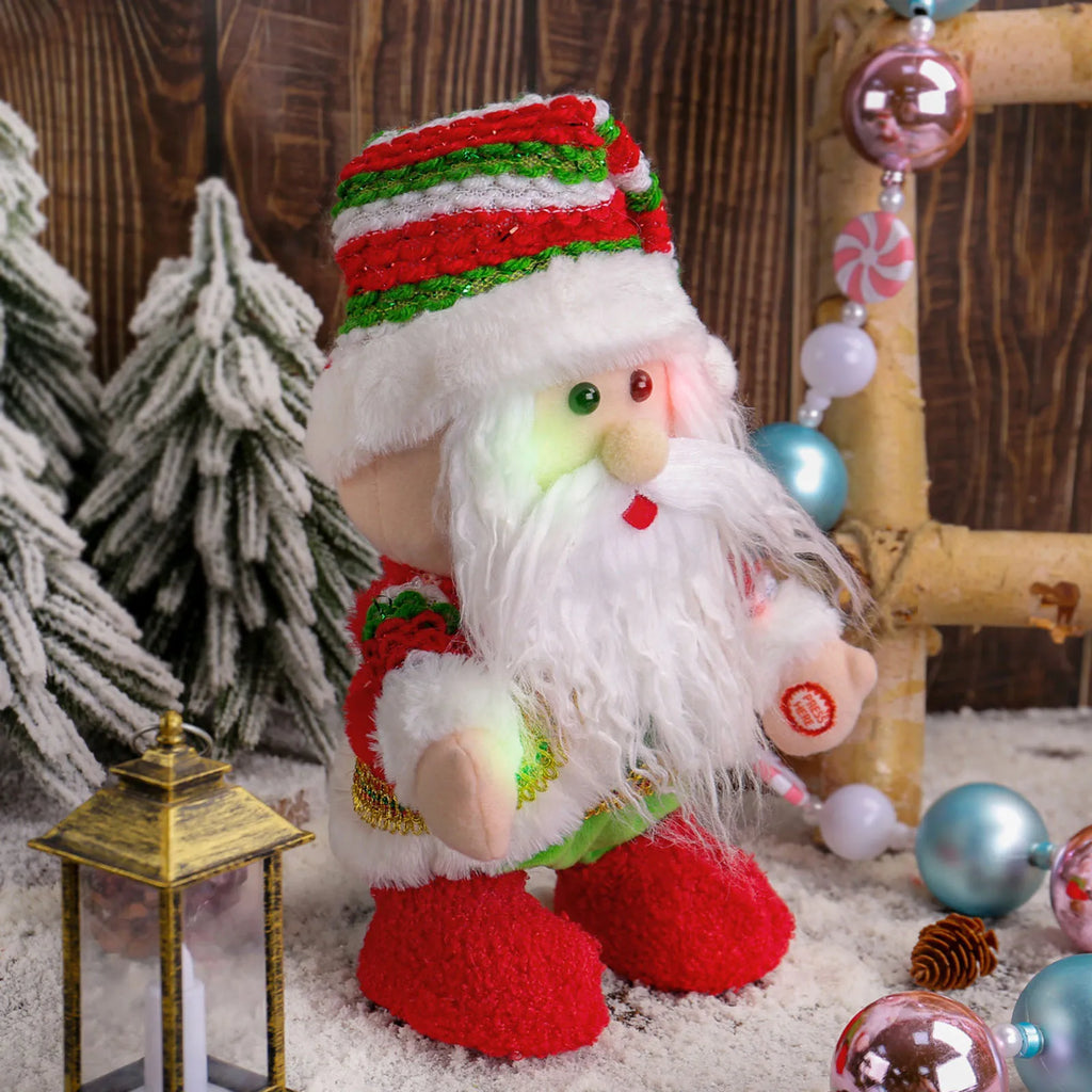 lectric Musical Christmas Ornament – Moving Light-Up Santa