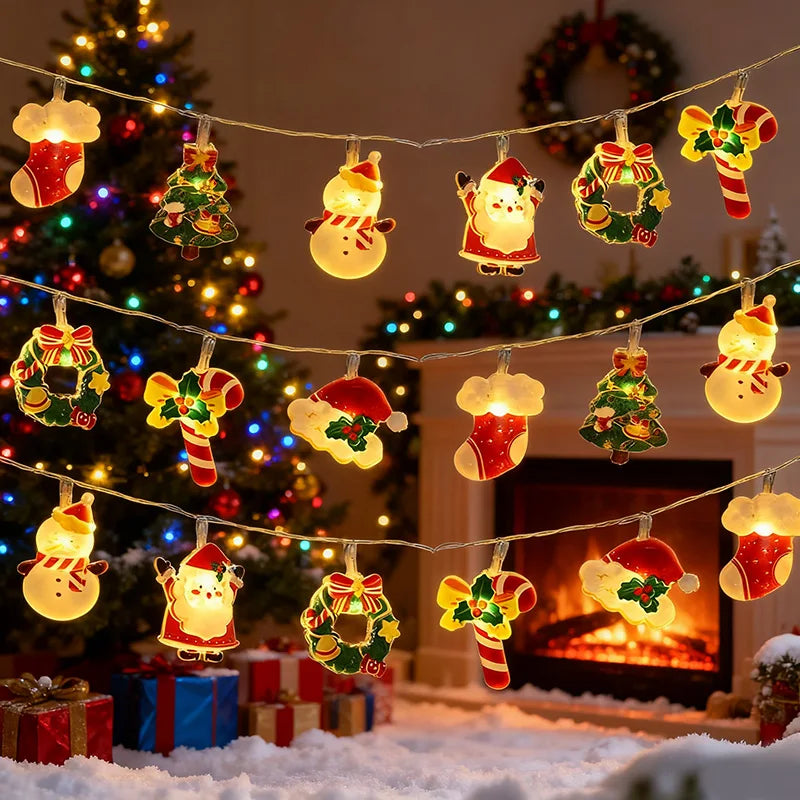 Christmas LED String Light Santa Claus