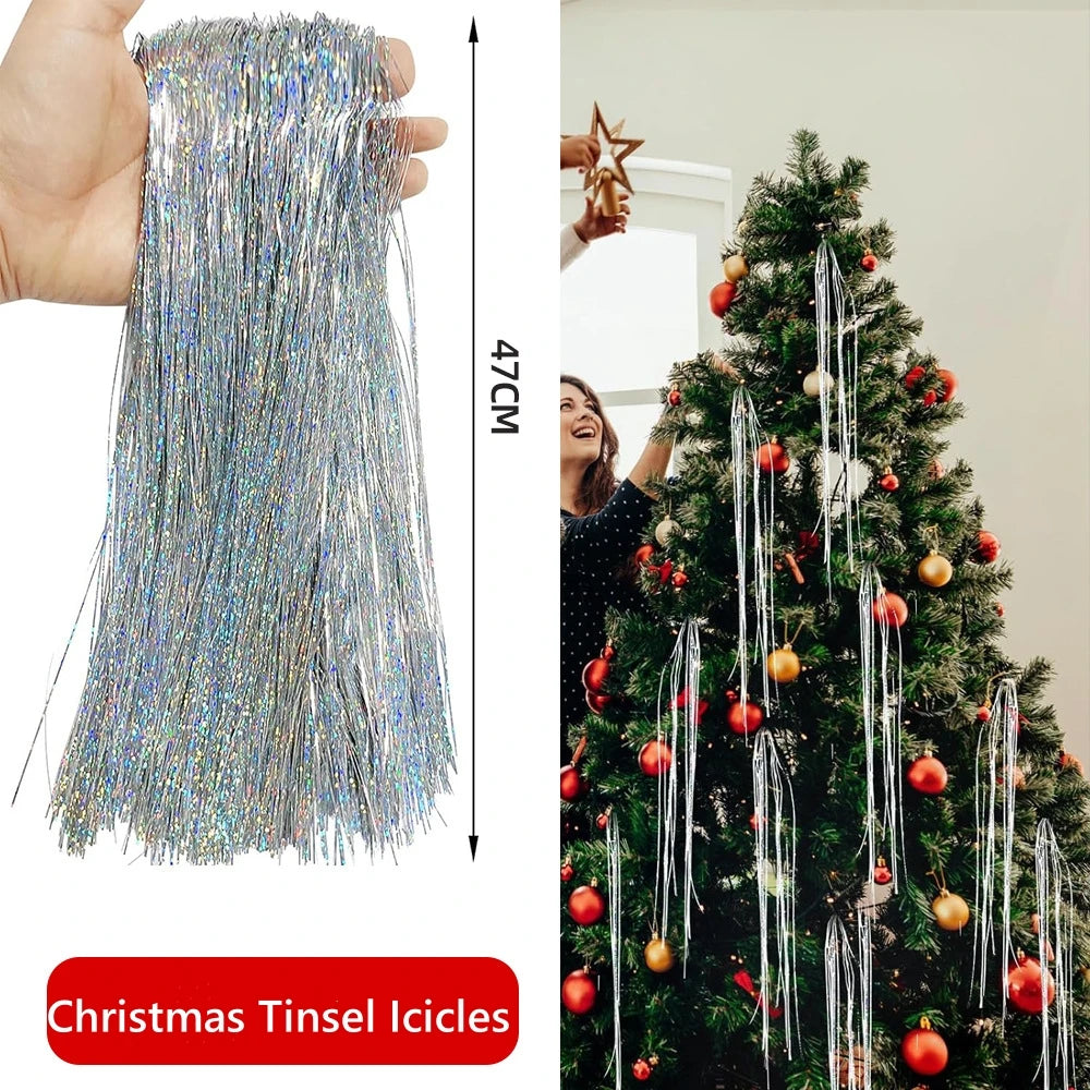 3000 Strands Christmas Tinsel Icicles