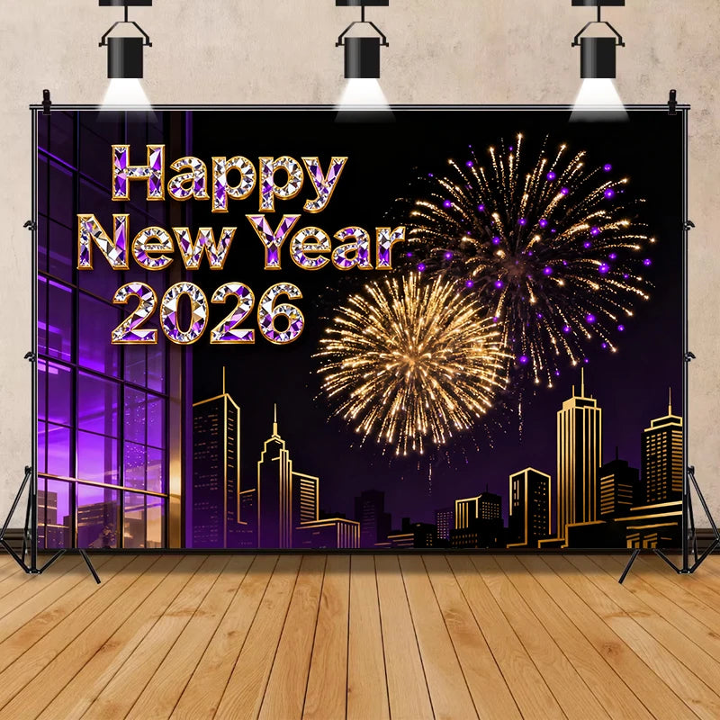 Happy New Year's banner 2026!