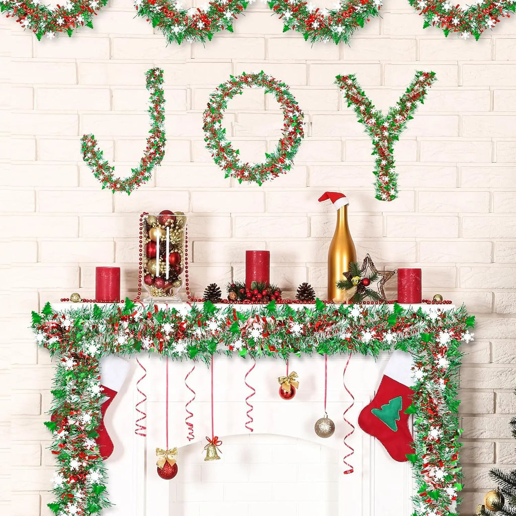 2M Christmas Tinsel Garland – 19 Color