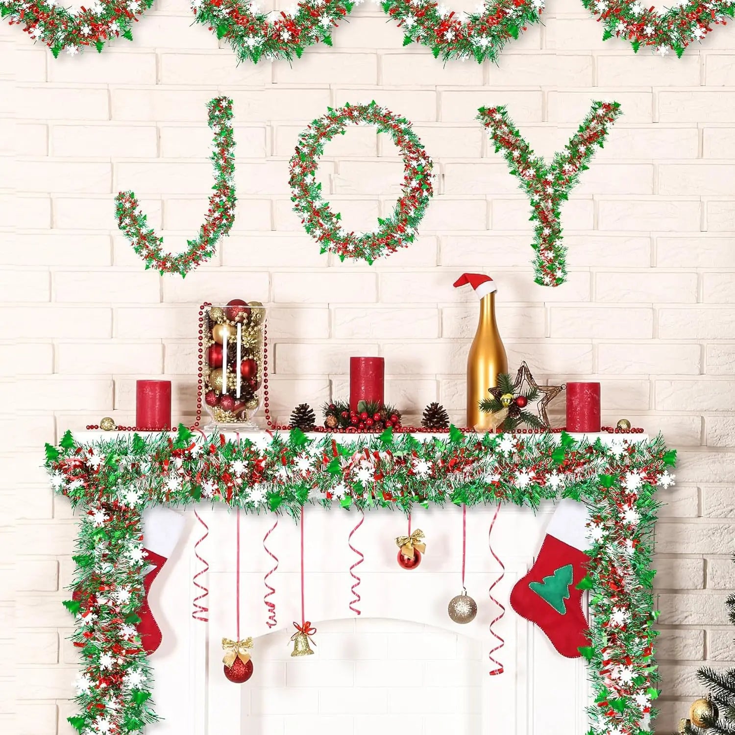 2M Christmas Tinsel Garland – 19 Color