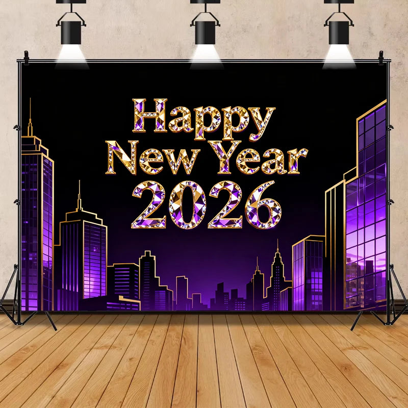 Happy New Year's banner 2026!