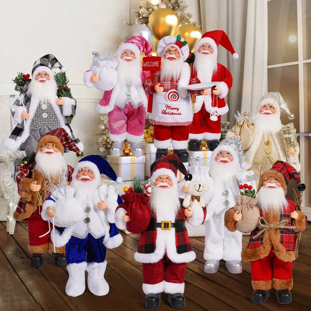 Santa Claus Doll with Gift Bags – 2025 Christmas Home & Party Decoration Ornament