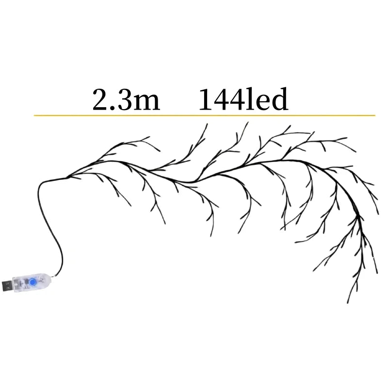 LED Bendable Willow Vine Lights