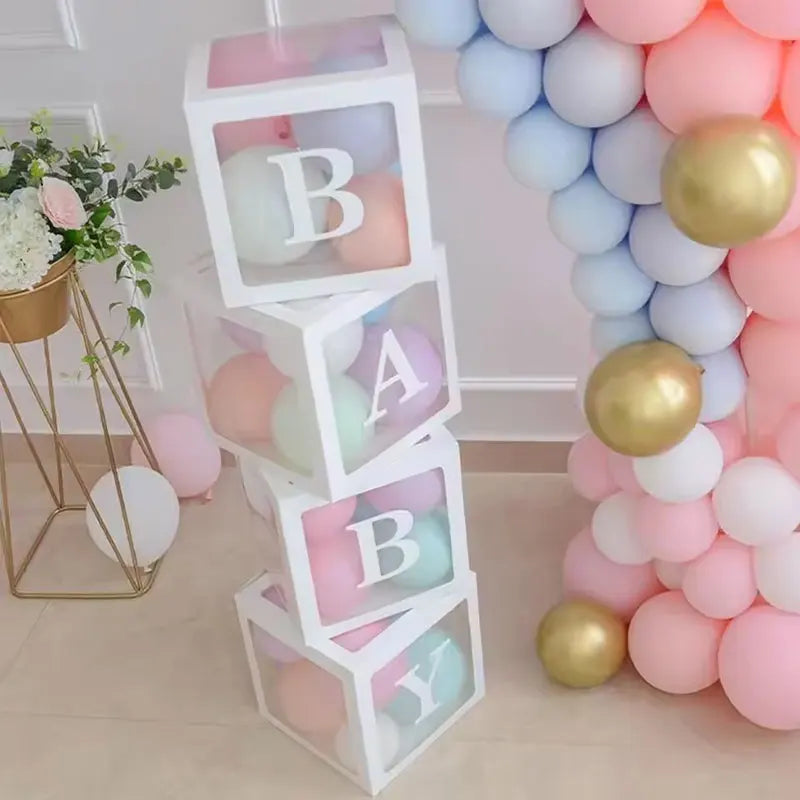 Baby balloon boxes