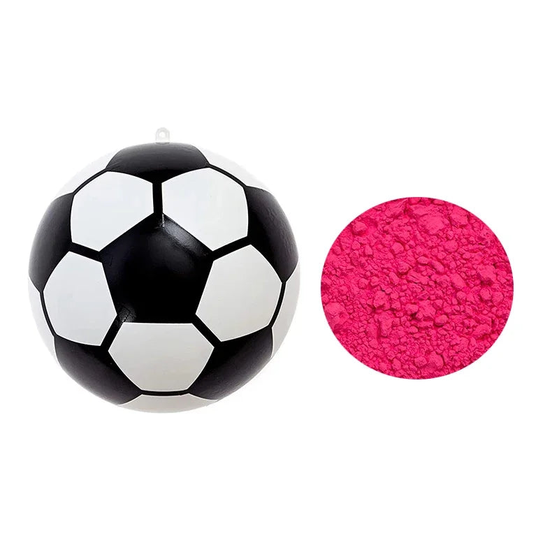 Gender Reveal Soccer Ball Bleu-Pink