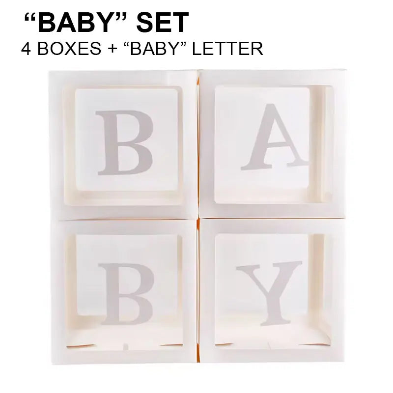 Baby balloon boxes