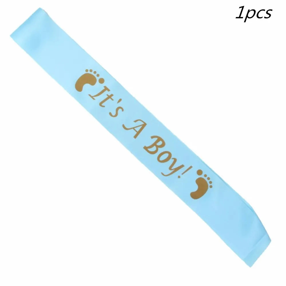 Gender Reveal Party Tableware Set – Boy or Girl Disposable Plates, Napkins & Tablecloths for Baby Shower Decorations