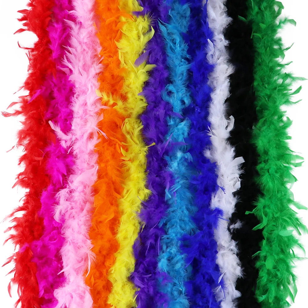 Fluffy Feather Boa – 2 Yards (11 Colors)