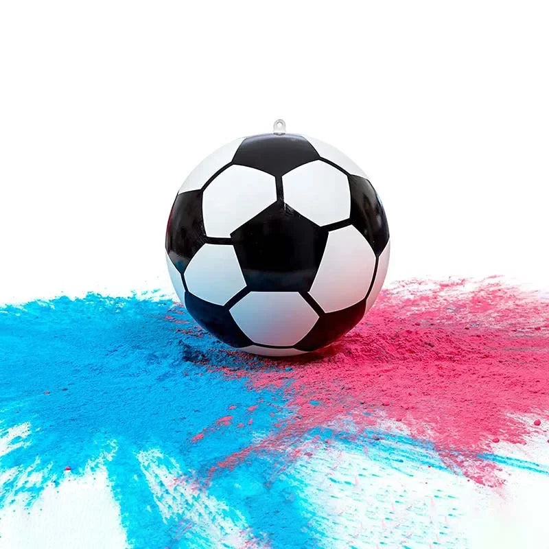 Gender Reveal Soccer Ball Bleu-Pink