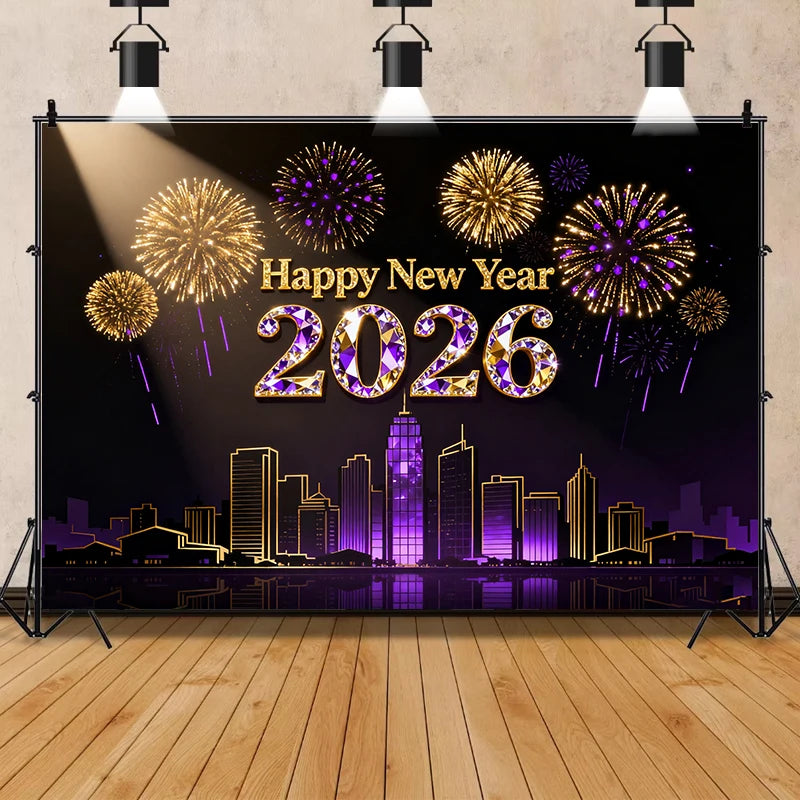 Happy New Year's banner 2026!