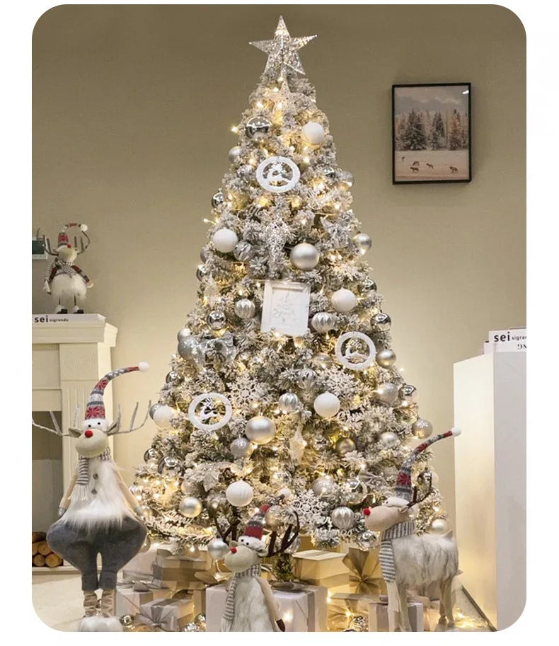 Luxury Encrypted Snowfall Christmas Tree with Christmas Decorations Package!