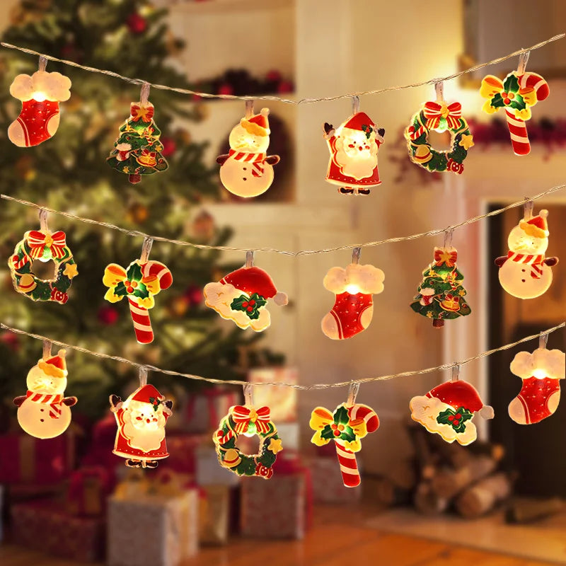 Christmas LED String Light Santa Claus
