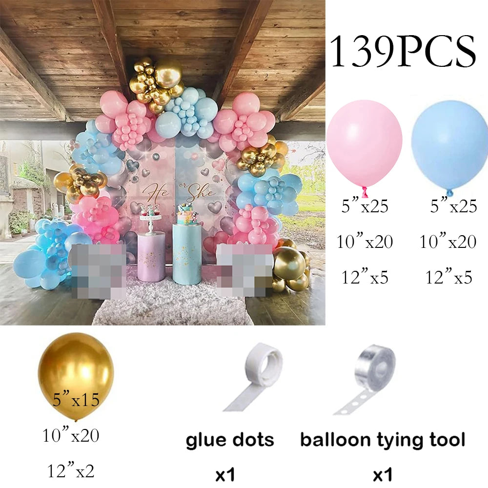 Gender reveal Balloon Sets