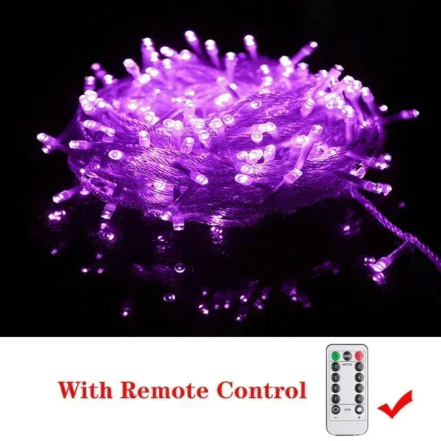 Outdoor String Lights – Weatherproof Fairy Curtain Lights !