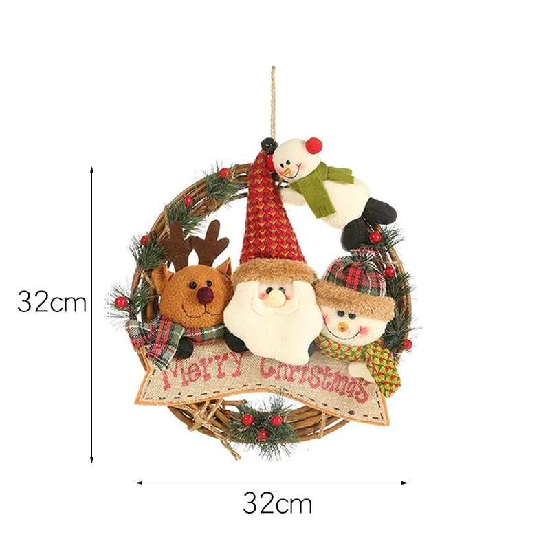 Christmas Santa Claus Hangers – Festive Hanging Decorations for Tree, Wall, Door & Home